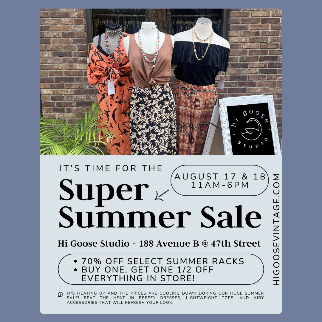 hi goose studio super summer sale