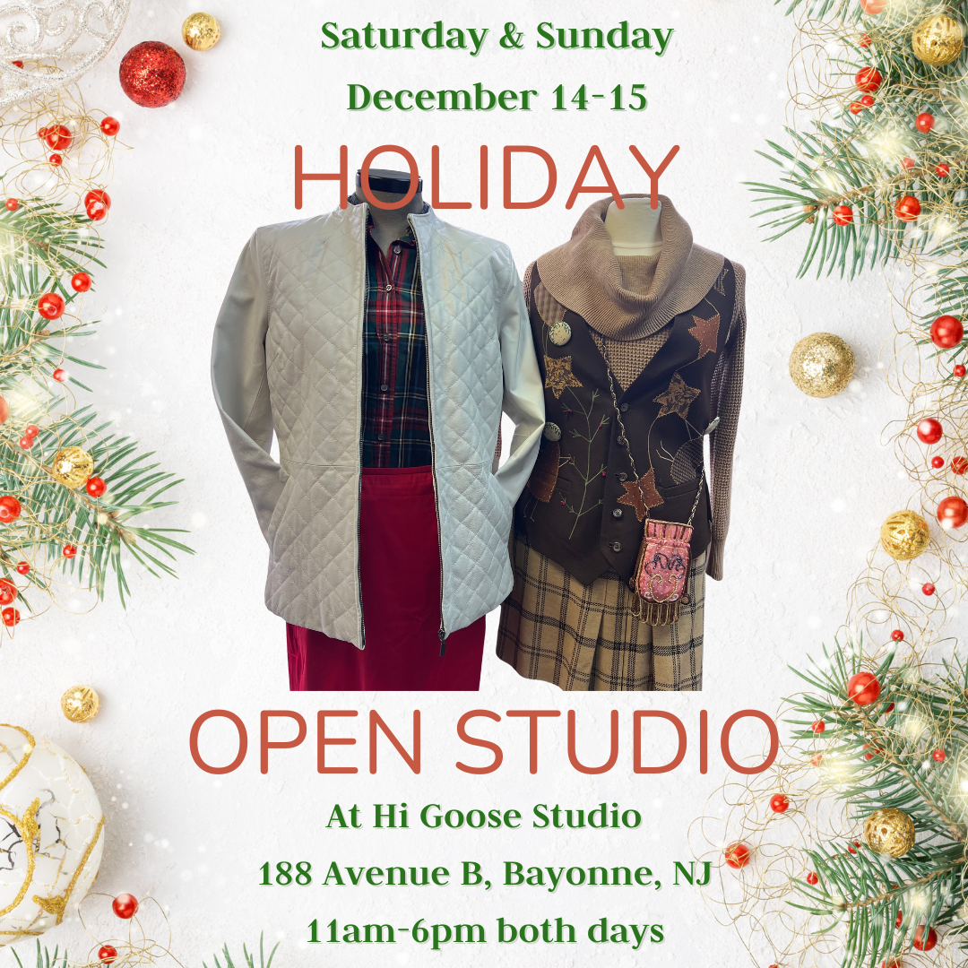 Hi Goose Studio holiday open studio event flyer